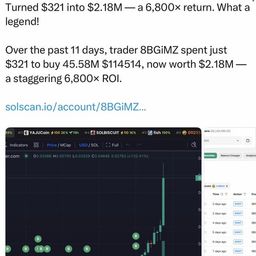 Coin image for 8LwcbAZQtdrDxdtEU9Y4BmyCkUpopFyaQurPVRARpump
